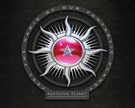 Flag Morocco quality designer flag Stock Illustration