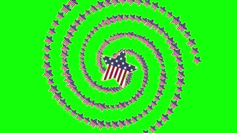 Flag Motion Isolated Green Screen Stock Video 库存影片 339330508