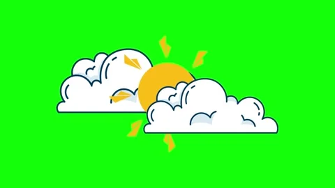 Flag Motion with Republic on Chroma Key for Compositing Vídeo Stock 341336571