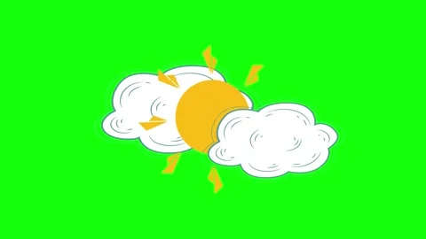 Flag Moving with Republic Isolated Green Screen Stock Video Stock Footage 341336946