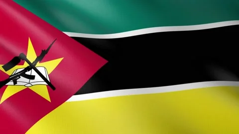 Flag of Mozambique Video stock 151513581