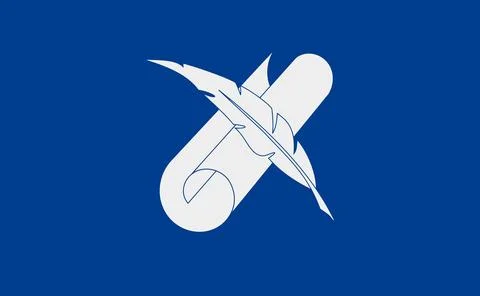 The of a flag Munkedal Stock Illustration