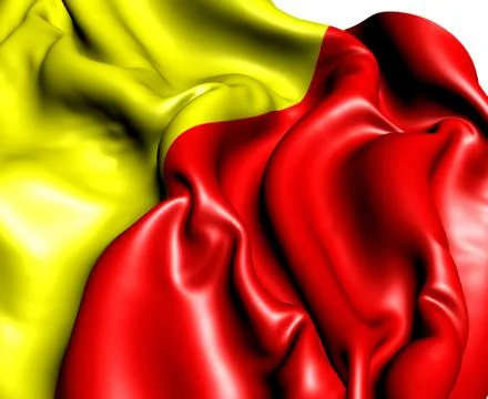 Flag of naples Illustrazione stock