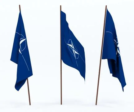 Flag of NATO Stock Photos