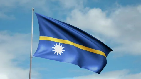 Flag of Nauru 動画素材 443921