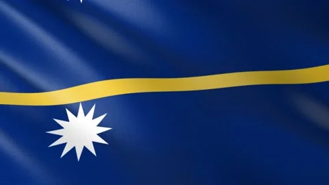Flag of Nauru Stock Footage 151514145