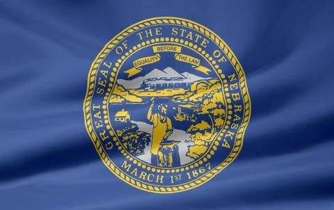Flag of Nebraska Stock Photos