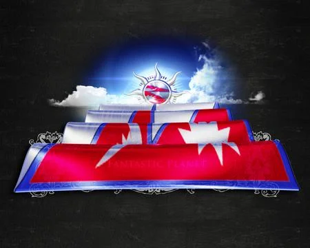 Flag Nepal quality designer flag Illustration