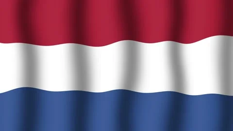 Flag of the Netherlands Stock Footage 175888353
