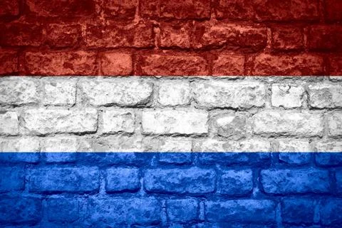 Flag of Netherlands, Holand Stock Illustration