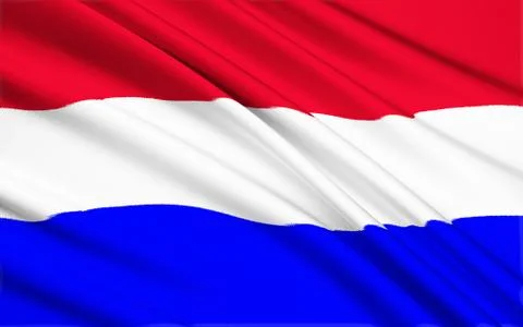 Flag of Netherlands Stock Illustration