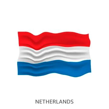 Flag of Netherlands Illustrazione stock