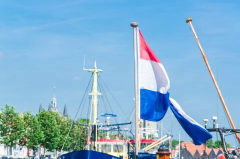 Flag of the Netherlands Stock Photos