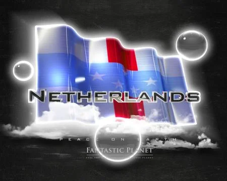 Flag Netherlands quality designer flag イラスト素材