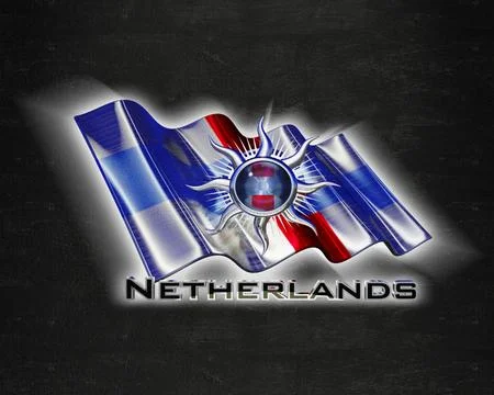 Flag Netherlands quality designer flag Stock Illustration