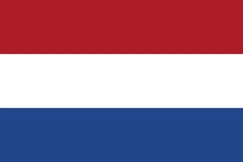 Flag of the Netherlands, vector illustration Stock Illustration