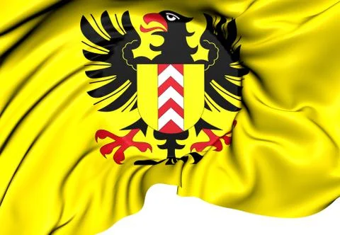 Flag of neuchatel Stock Illustration