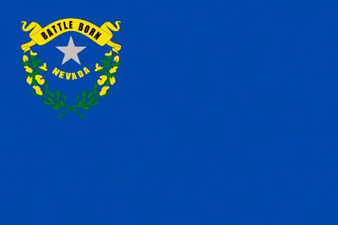Flag of Nevada Illustrazione stock