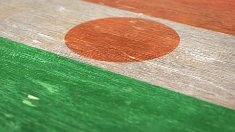 Flag Of Niger. 1080p, 60fps Video stock 117166455