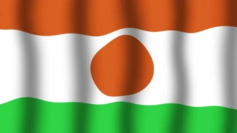 Flag of Niger Stock Footage 175837833