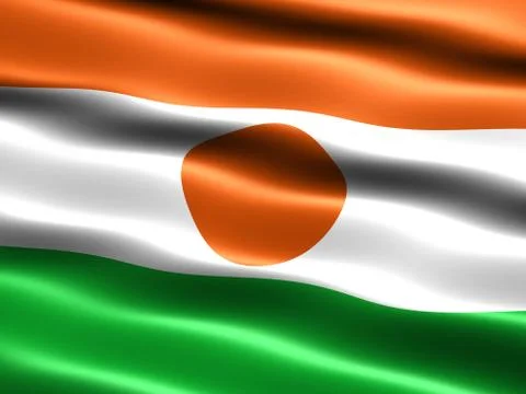 Flag of Niger Stock Illustration