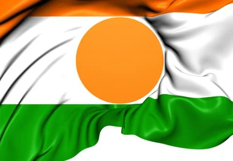 Flag of niger Stock Illustration