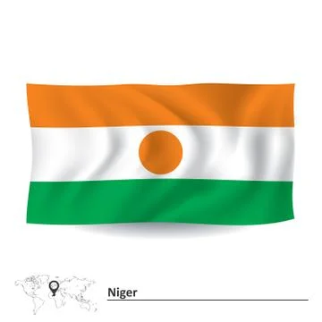 Flag of Niger Stock Illustration