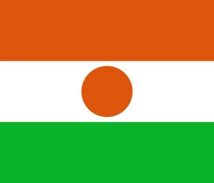 The flag of Niger Stock-Illustration