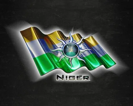 Flag Niger quality designer flag Stock Illustration