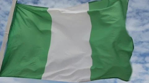 Flag of Nigeria Stock Footage 51768382