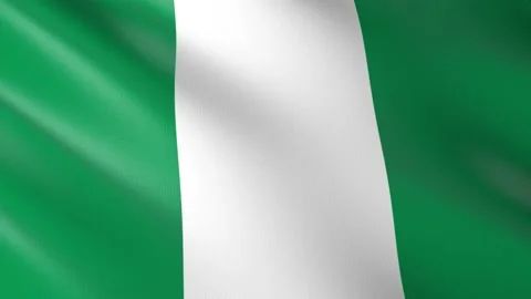 Flag of Nigeria Stock Footage 151526416