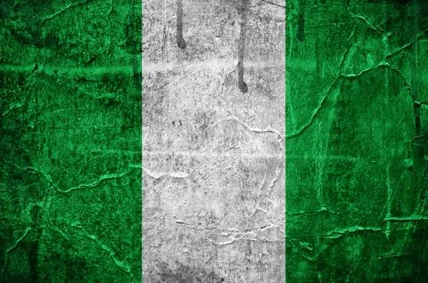 Flag of nigeria Stock Illustration