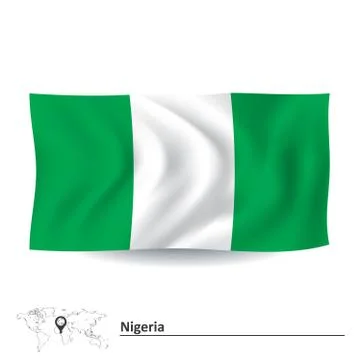 Flag of Nigeria Stock Illustration