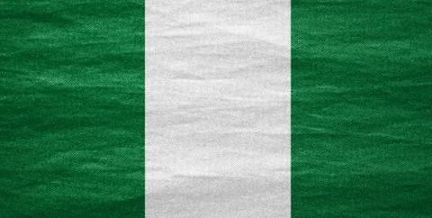 Flag of Nigeria Illustrazione stock