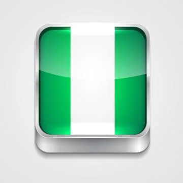 Flag of nigeria Stock Illustration
