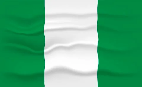 Flag of Nigeria Stock Illustration