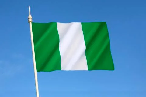 Flag of Nigeria Stock Photos