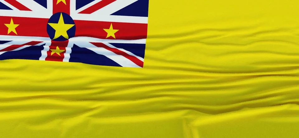 Flag of Niue Stock Illustration