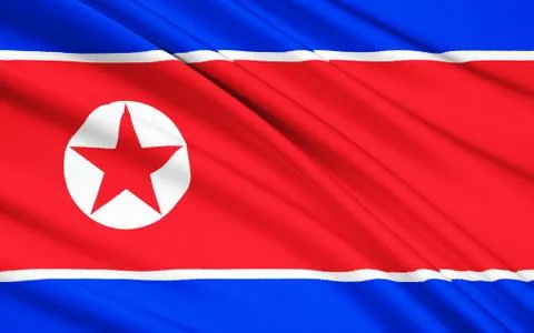 Flag Of North Korea Stock Illustration