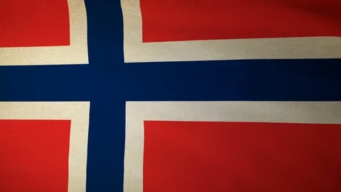 Flag Norway 05 Stock Footage 81780631