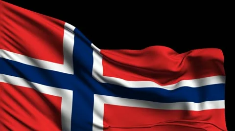 Flag of Norway Stockbeeldmateriaal 22332330