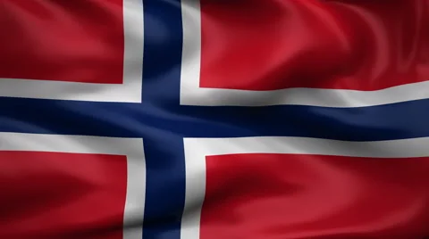 Flag of Norway Video stock 65171828