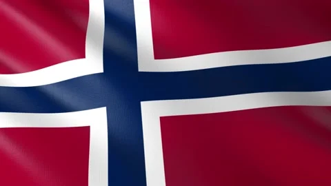 Flag of Norway Stock Footage 151526535