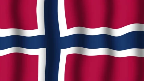Flag of Norway Stock Footage 175667617