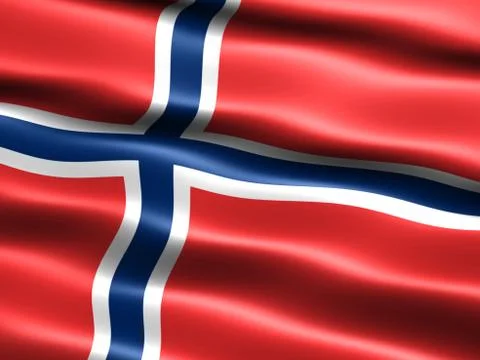 Flag of norway Stock Illustration