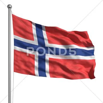 Flag of norway Stock Illustration