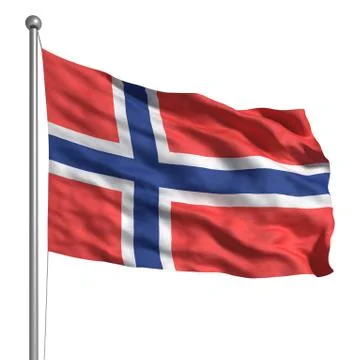 Flag of norway Stock Illustration
