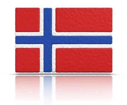 Flag of norway Stock Illustration