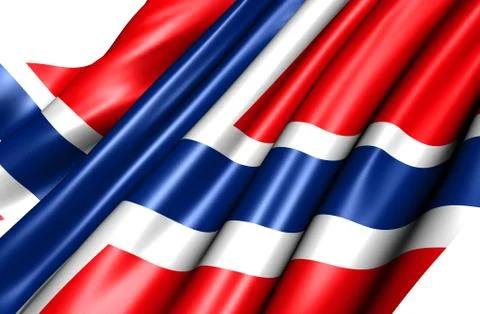 Flag of norway Stock Illustration
