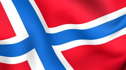 Flag of norway Stock Illustration